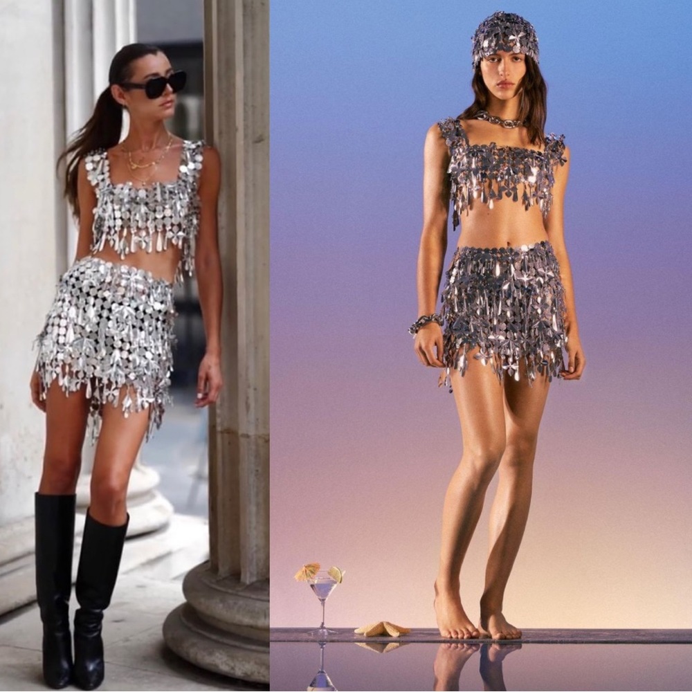 Paco Rabanne Chain Mini-Skirt